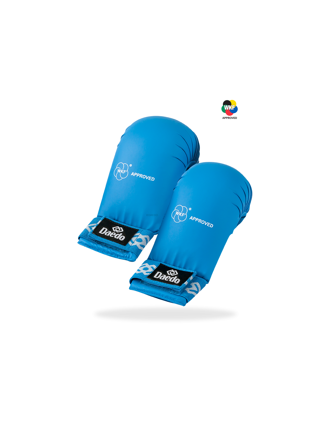 WKF Fingerless Gloves- Plava*++*WKF Fingerless Gloves